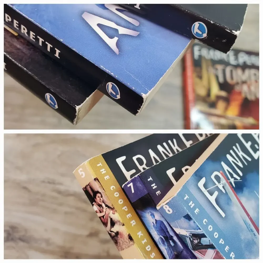 The Cooper Kids Frank Peretti 4 Book Lot Paperback Books (3, 5, 7-8)